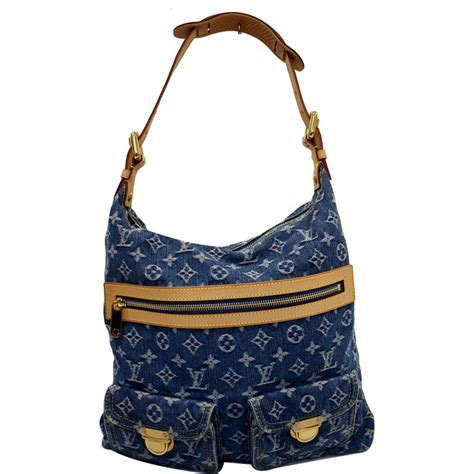 louis vuitton denim hobo.